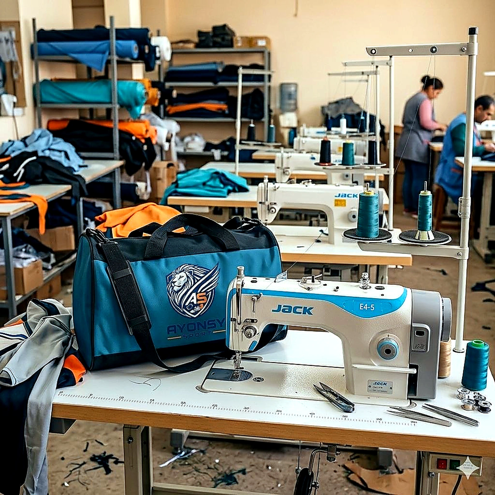 Atelier Ayonsy Sport et préparation des sacs avant livraison